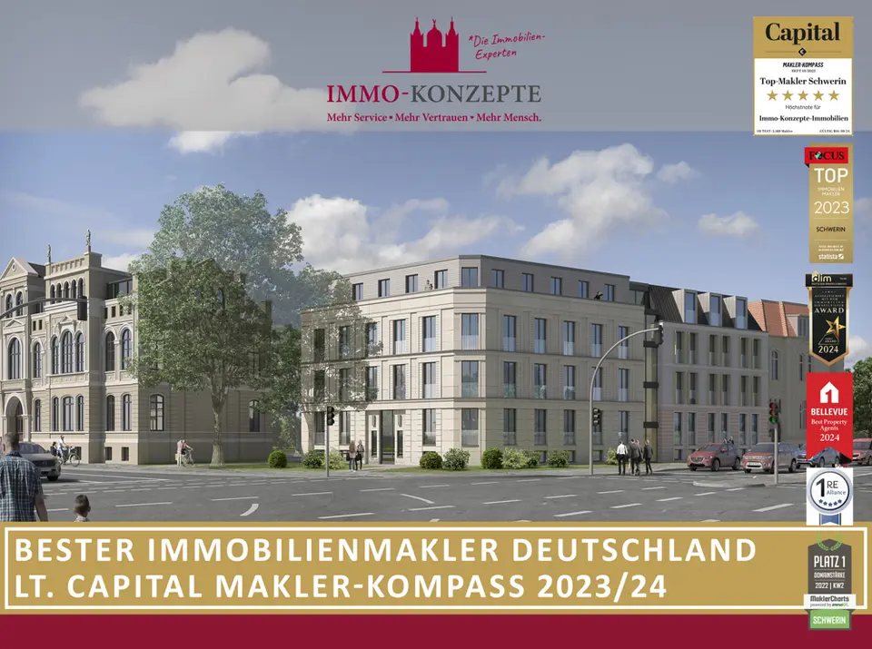 3 Zimmer Wohnung mit 76 m² in Schwerin – Bild 3