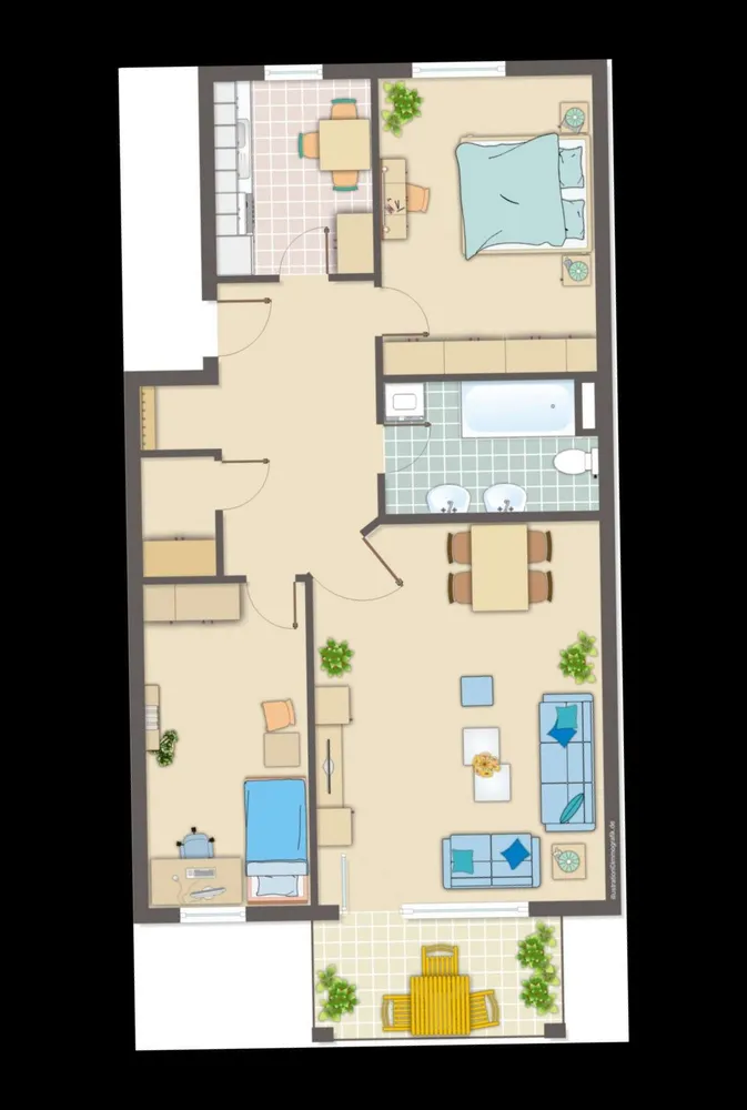 3 Zimmer Wohnung mit 91 m² in Leverkusen – Bild 5