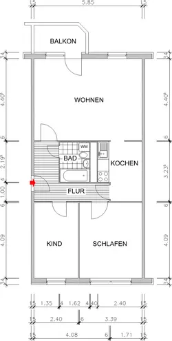 3 Zimmer Wohnung mit 69 m² in Chemnitz – Bild 8