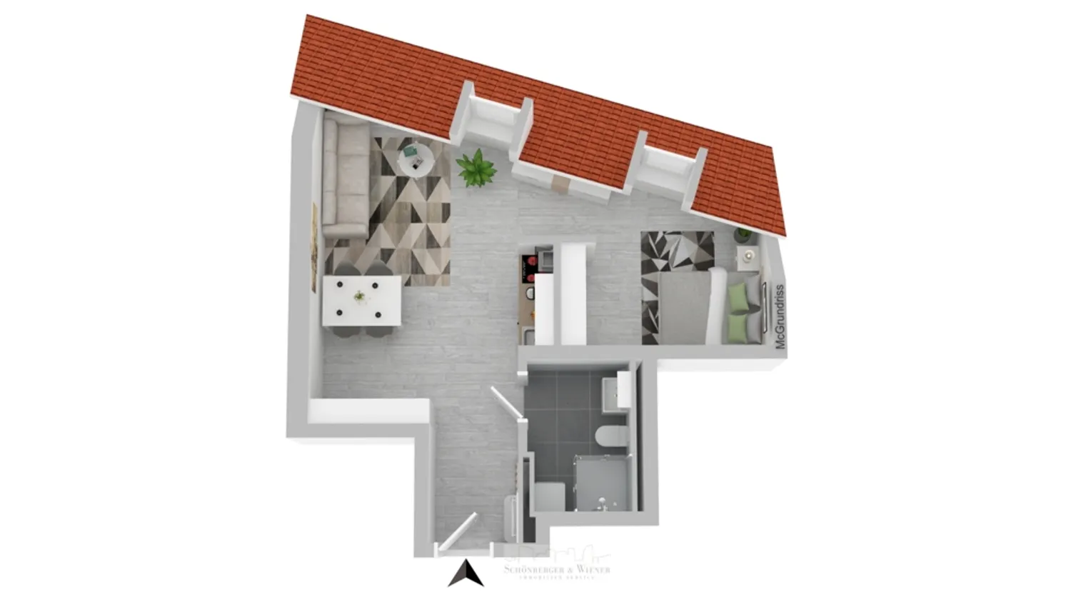 1 Zimmer Wohnung mit 37 m² in Regensburg – Bild 11