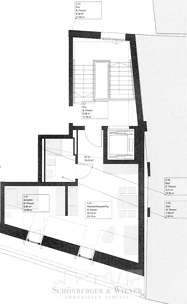 1 Zimmer Wohnung mit 37 m² in Regensburg – Bild 12