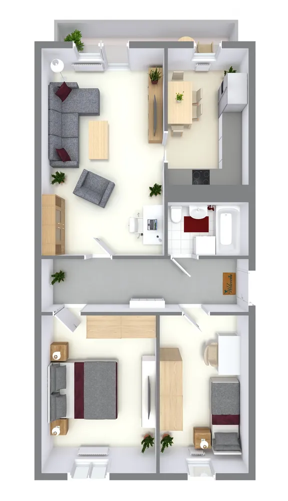 3 Zimmer Wohnung mit 70 m² in Görlitz – Bild 2
