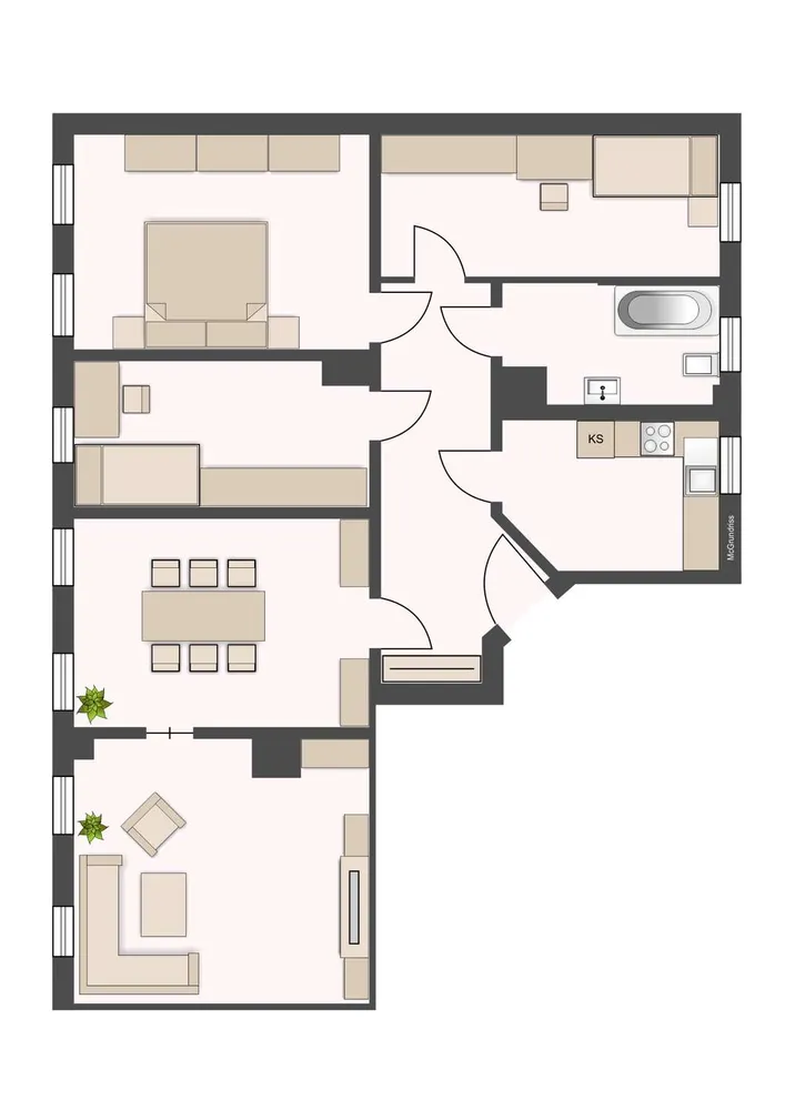 5 Zimmer Wohnung mit 105 m² in Leipzig – Bild 12