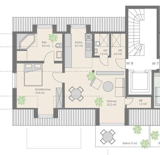 2 Zimmer Wohnung mit 66 m² in Erlangen – Bild 10