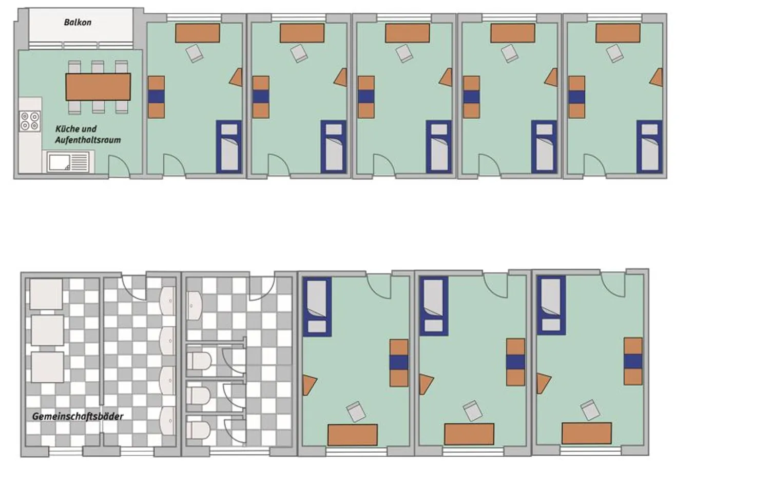 1 Zimmer Wohnung mit 20 m² in Greifswald – Bild 7
