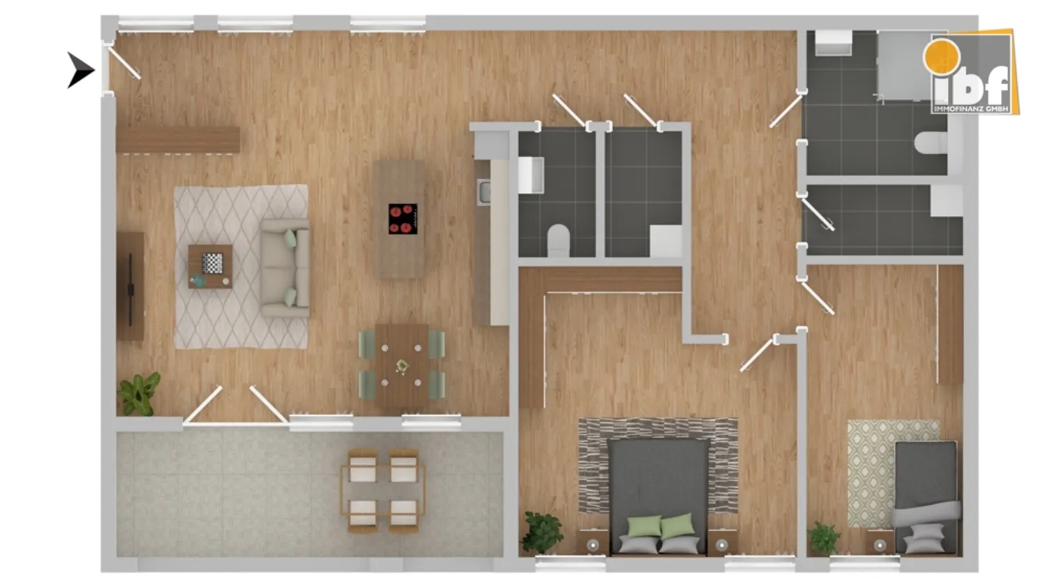 3 Zimmer Wohnung mit 107 m² in Düren – Bild 9