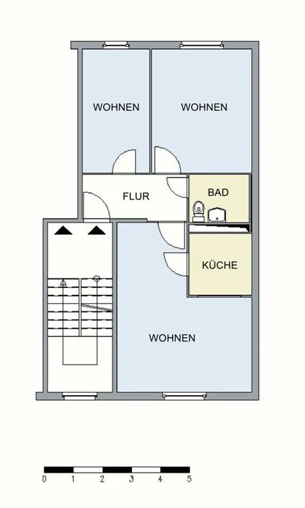 3 Zimmer Wohnung mit 60 m² in Neubrandenburg – Bild 8