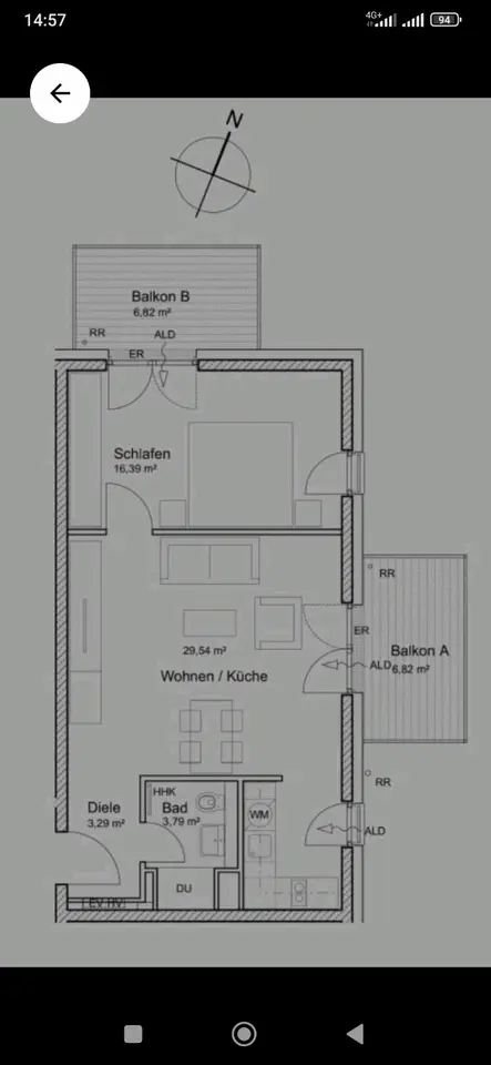 2 Zimmer Wohnung mit 59 m² in Freising – Bild 5
