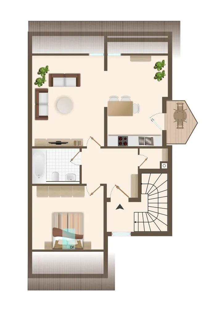 2 Zimmer Wohnung mit 56 m² in Erfurt – Bild 8