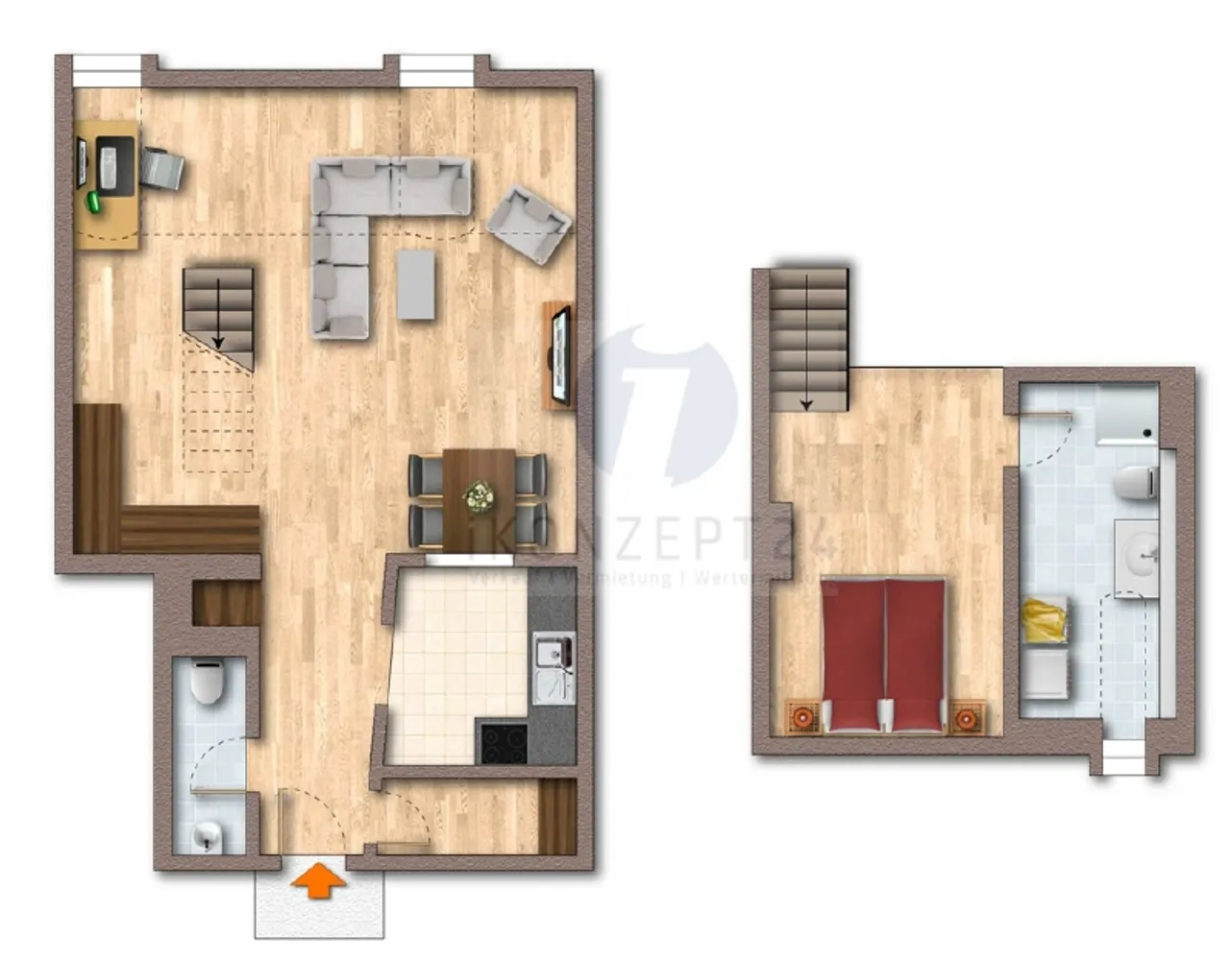 2 Zimmer Wohnung mit 63 m² in Dresden – Bild 2