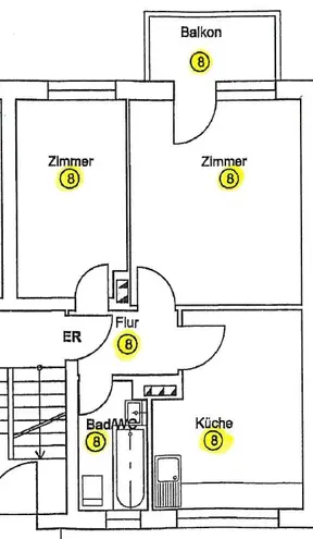 2 Zimmer Wohnung mit 47 m² in Darmstadt – Bild 9