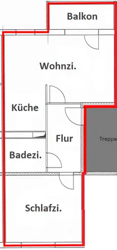 2 Zimmer Wohnung mit 51 m² in Halle (Saale) – Bild 7