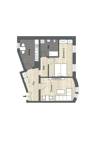 2 Zimmer Wohnung mit 64 m² in Leipzig – Bild 5