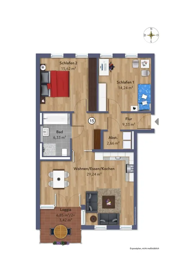 4 Zimmer Wohnung mit 108 m² in Garmisch-Partenkirchen – Bild 10