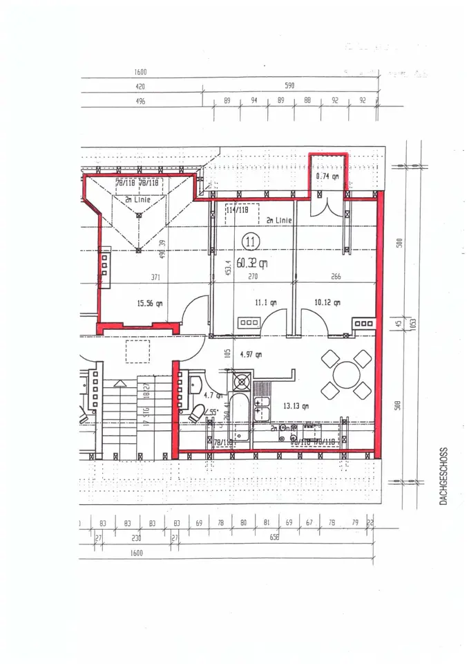 2 Zimmer Wohnung mit 60 m² in Brandenburg an der Havel – Bild 5