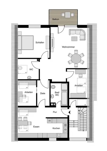 5 Zimmer Wohnung mit 107 m² in Bochum – Bild 12