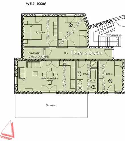 4 Zimmer Wohnung mit 100 m² in Dresden – Bild 3