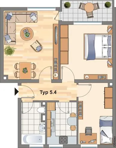 3 Zimmer Wohnung mit 59 m² in Gelsenkirchen – Bild 5
