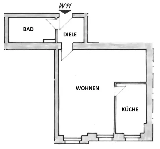 1 Zimmer Wohnung mit 45 m² in Dresden – Bild 2
