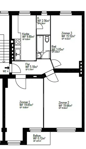 3 Zimmer Wohnung mit 76 m² in Berlin – Bild 8