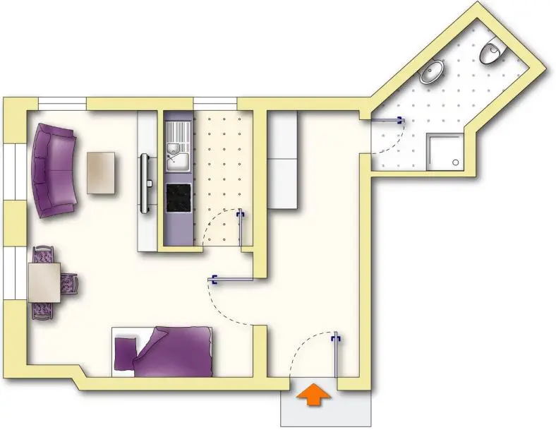 2 Zimmer Wohnung mit 21 m² in Leipzig – Bild 9