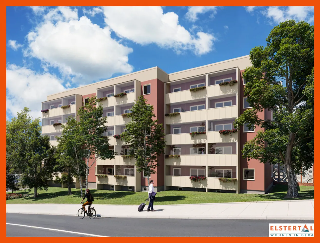 2 Zimmer Wohnung mit 55 m² in Gera – Bild 1