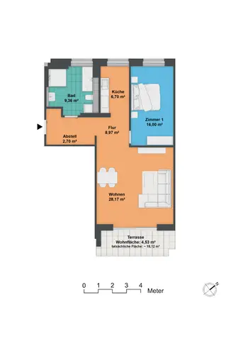 2 Zimmer Wohnung mit 76 m² in Hannover – Bild 9
