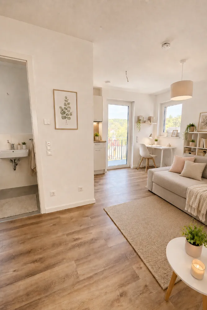 1 Zimmer Wohnung mit 29 m² in Marburg – Bild 1