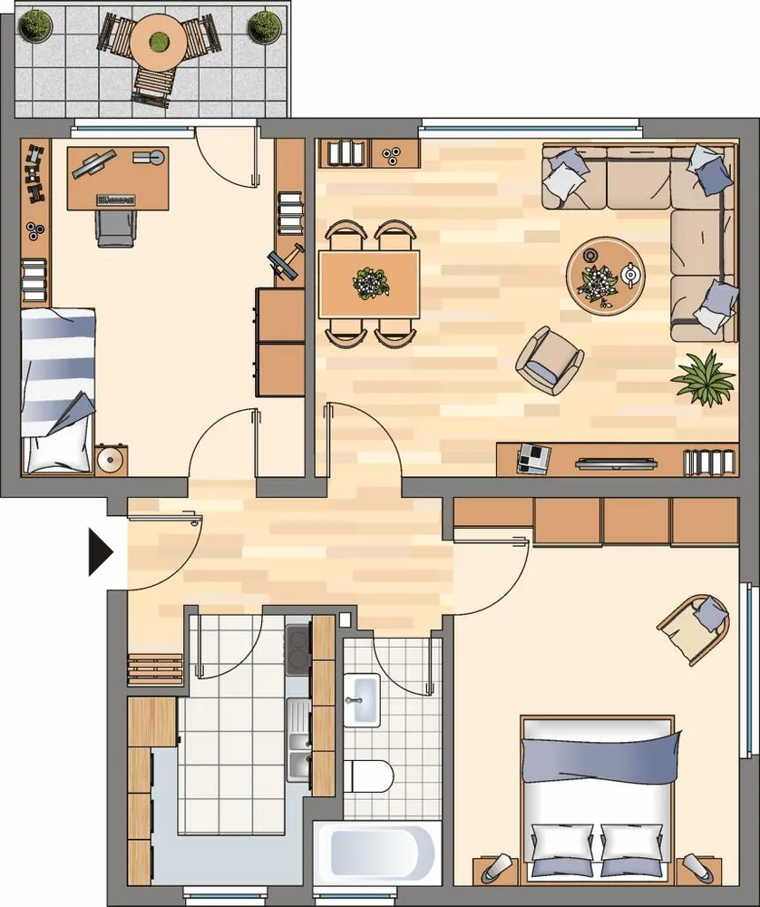 3 Zimmer Wohnung mit 65 m² in Flensburg – Bild 10