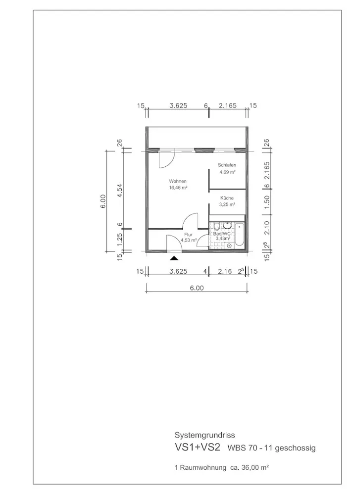 1 Zimmer Wohnung mit 34 m² in Gera – Bild 8