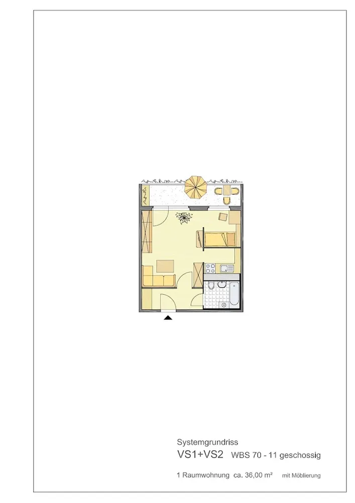 1 Zimmer Wohnung mit 34 m² in Gera – Bild 9