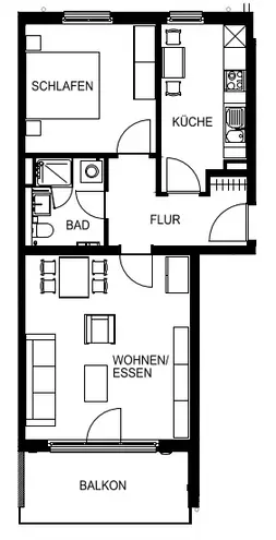 2 Zimmer Wohnung mit 61 m² in Potsdam – Bild 9