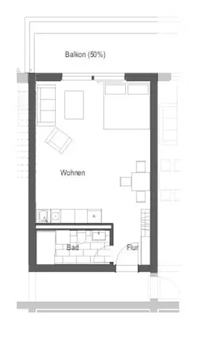 1 Zimmer Wohnung mit 44 m² in Dresden – Bild 5