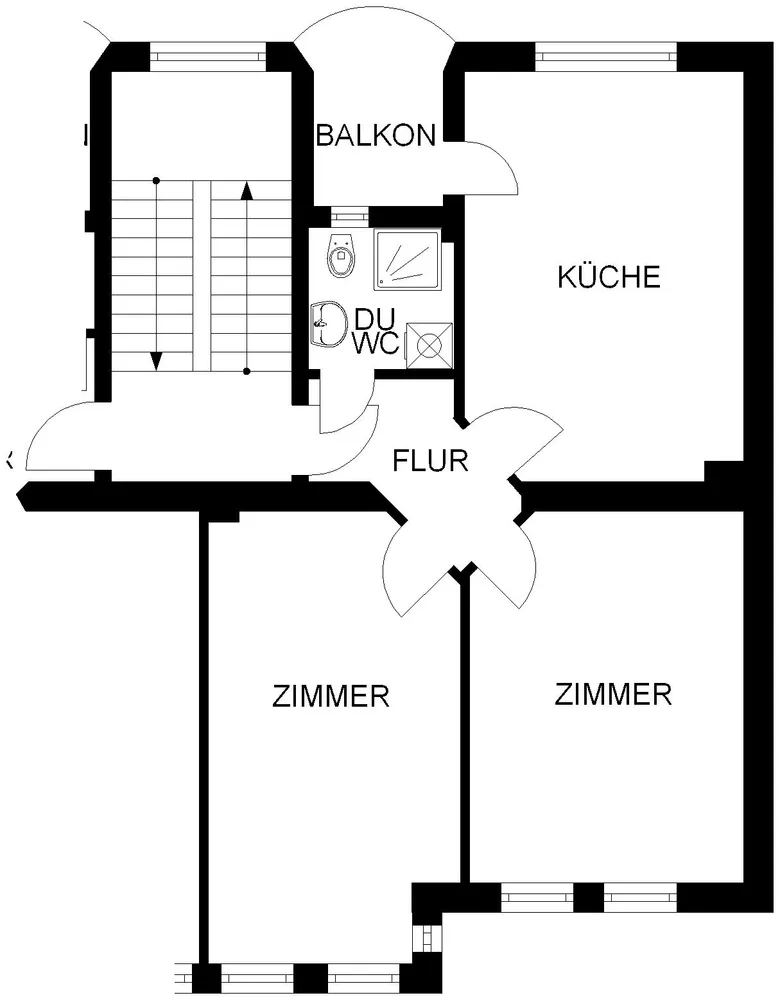 2 Zimmer Wohnung mit 67 m² in Hagen – Bild 2