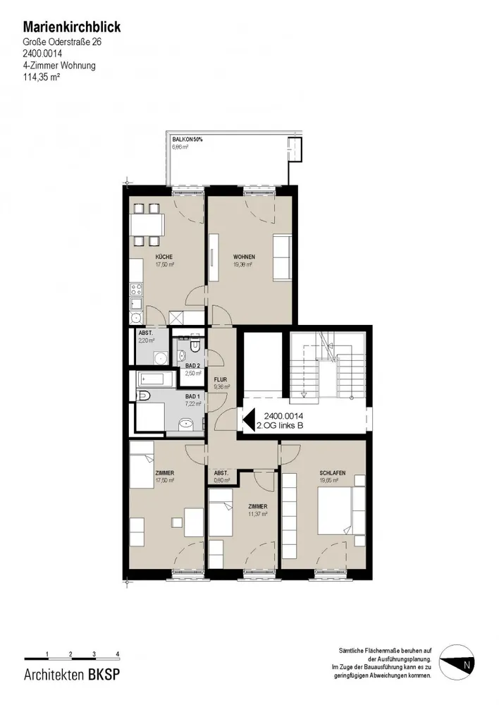 4 Zimmer Wohnung mit 114 m² in Frankfurt (Oder) – Bild 2