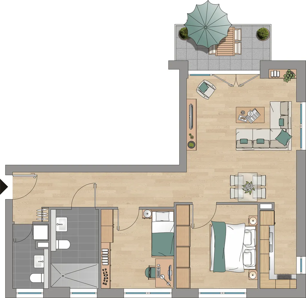 3 Zimmer Wohnung mit 82 m² in Mainz – Bild 5