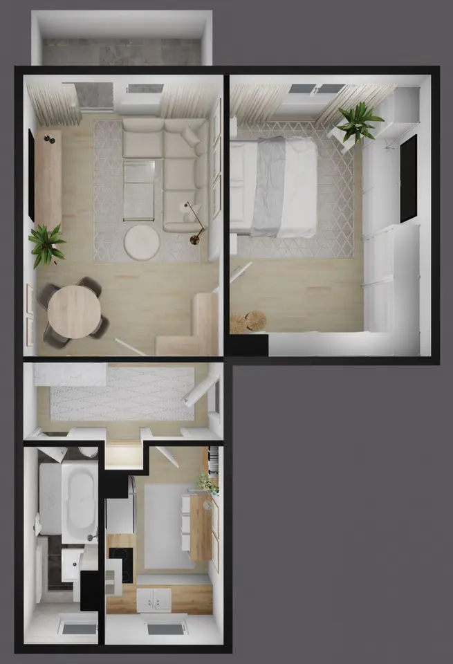 2 Zimmer Wohnung mit 49 m² in Dessau-Roßlau – Bild 6