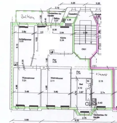 4 Zimmer Wohnung mit 105 m² in Chemnitz – Bild 3
