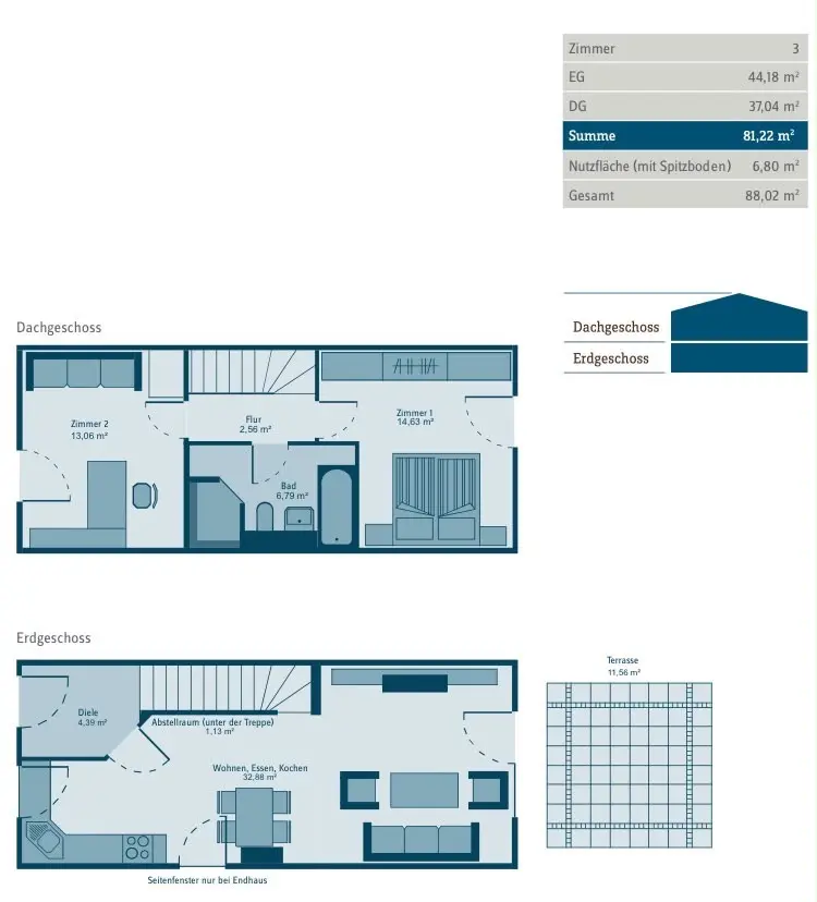 3 Zimmer Haus mit 82 m² in Frankfurt am Main – Bild 5