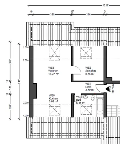2 Zimmer Wohnung mit 36 m² in Gelsenkirchen – Bild 2