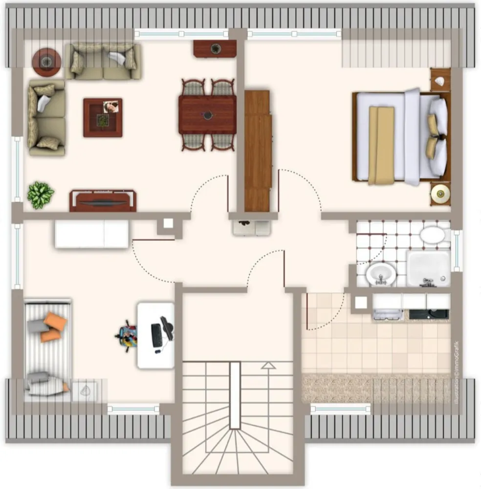 4 Zimmer Wohnung mit 62 m² in Ludwigsburg – Bild 12
