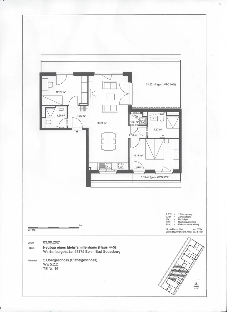3 Zimmer Wohnung mit 102 m² in Bonn – Bild 5