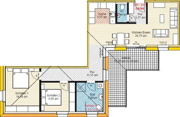 3 Zimmer Wohnung mit 90 m² in Peine – Bild 5