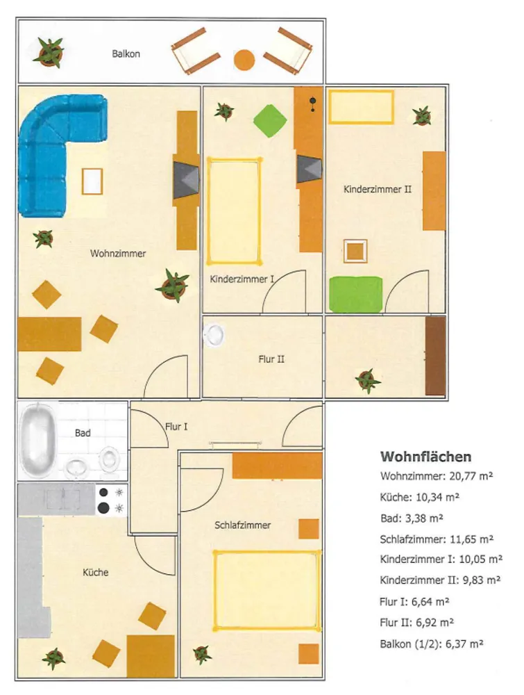 4 Zimmer Wohnung mit 86 m² in Bautzen – Bild 5