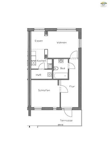 2 Zimmer Wohnung mit 62 m² in Dresden – Bild 2