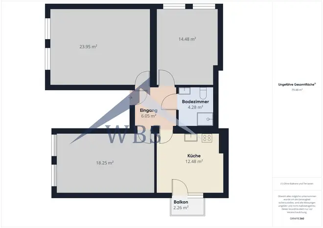 3 Zimmer Wohnung mit 80 m² in Bochum – Bild 12