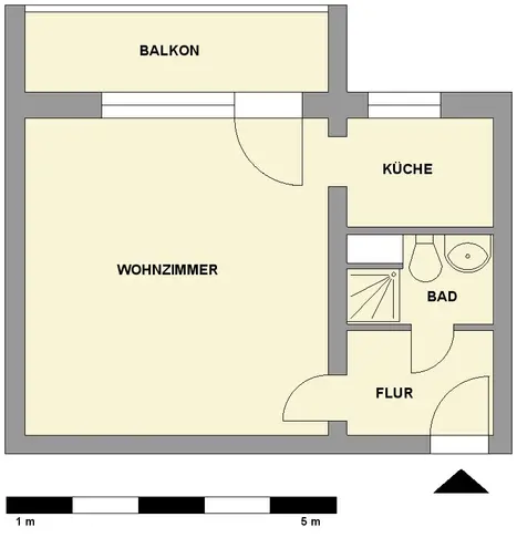 1 Zimmer Wohnung mit 32 m² in Chemnitz – Bild 4