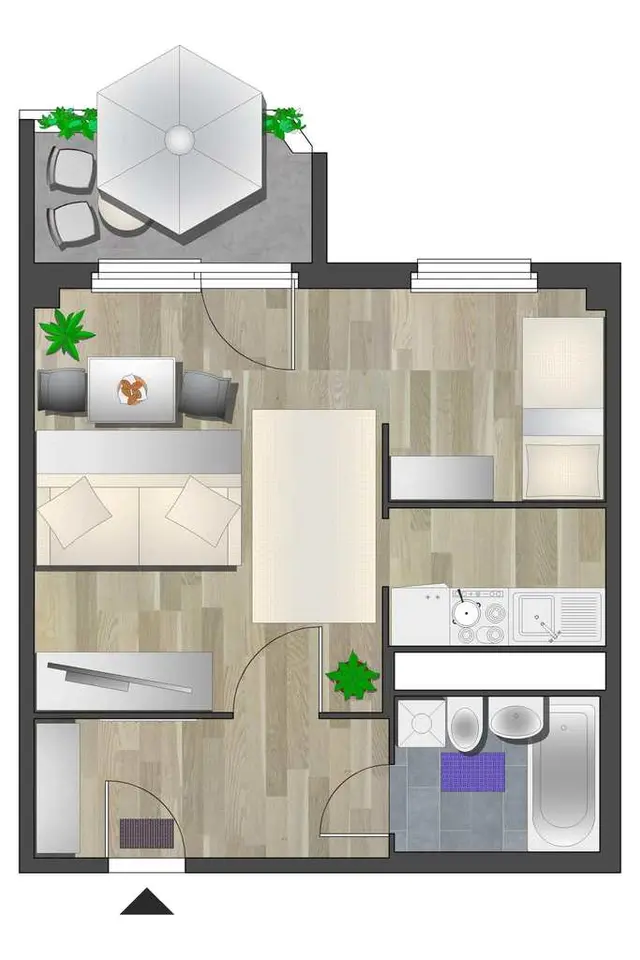 Studio mit 33 m² in Chemnitz – Bild 5