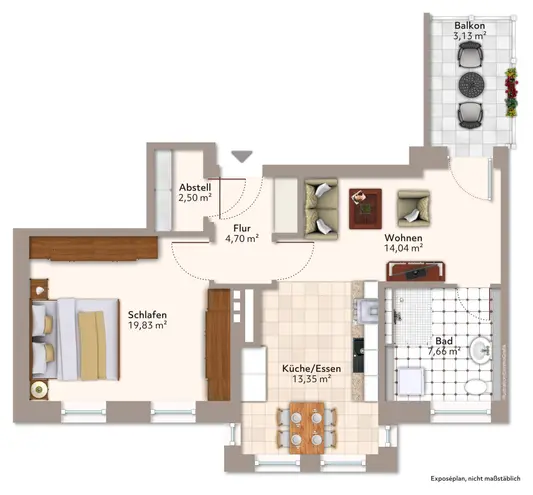2 Zimmer Wohnung mit 64 m² in Magdeburg – Bild 6