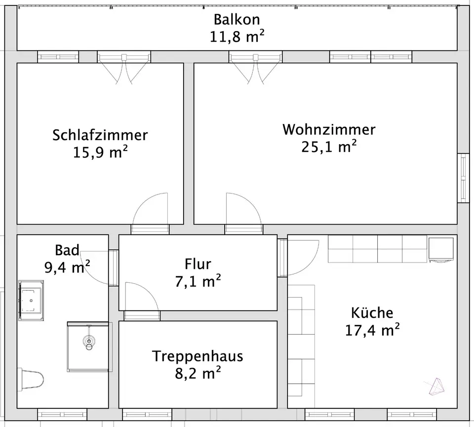 2 Zimmer Wohnung mit 75 m² in Kempten – Bild 5